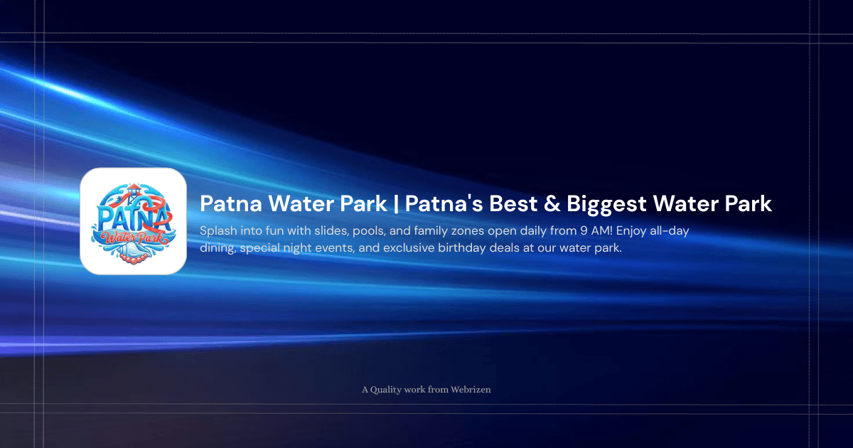 Patna Water Park website